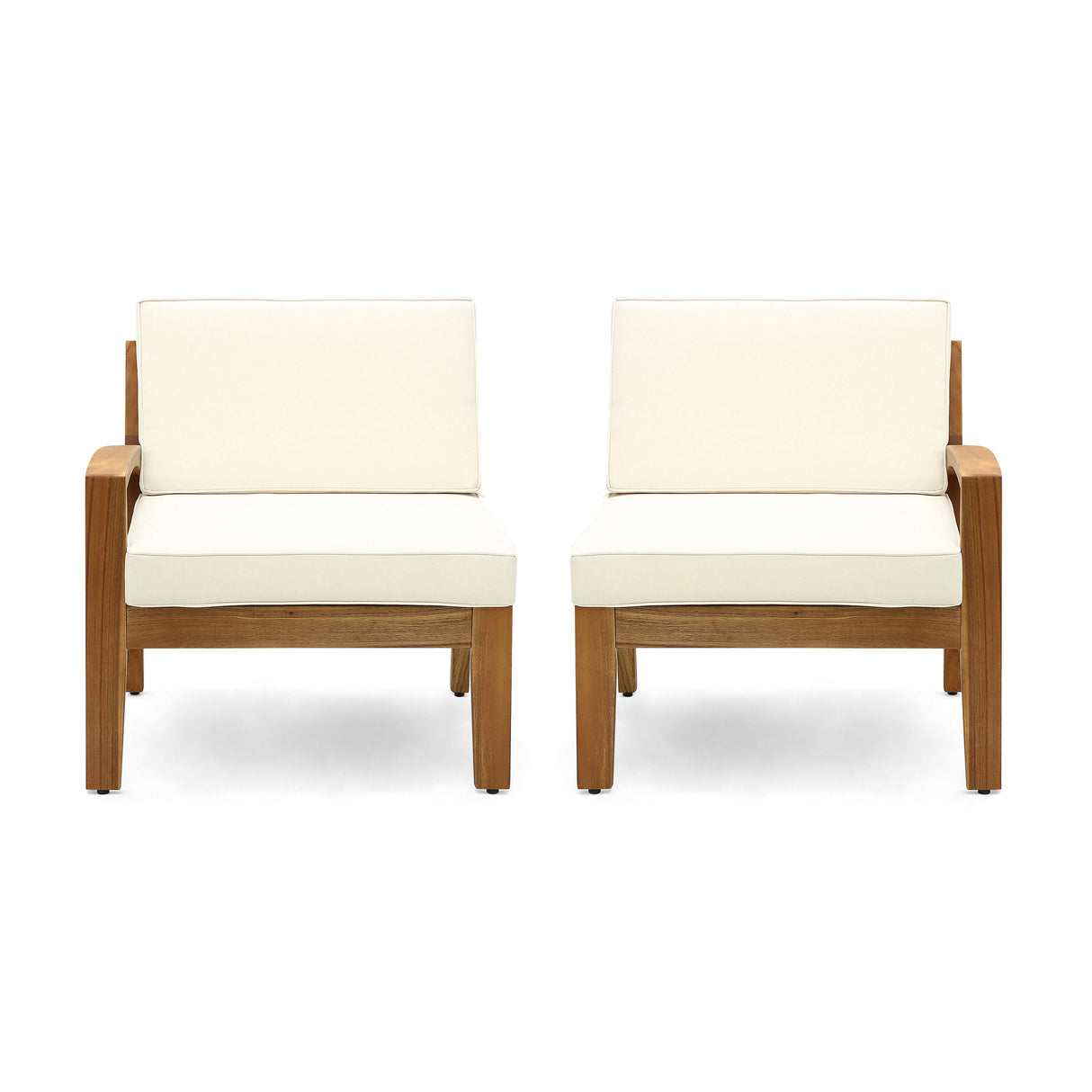 Grenada 5 Seater Acacia Wood Sectional Sofa Set