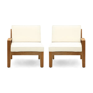 Grenada 5 Seater Acacia Wood Sectional Sofa Set