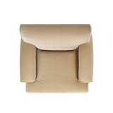 Cobaltex Upholstered Arm Chair with Metal Casters and Rolled Arms - Accent Chairs