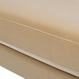 Cobaltex Upholstered Arm Chair with Metal Casters and Rolled Arms - Accent Chairs