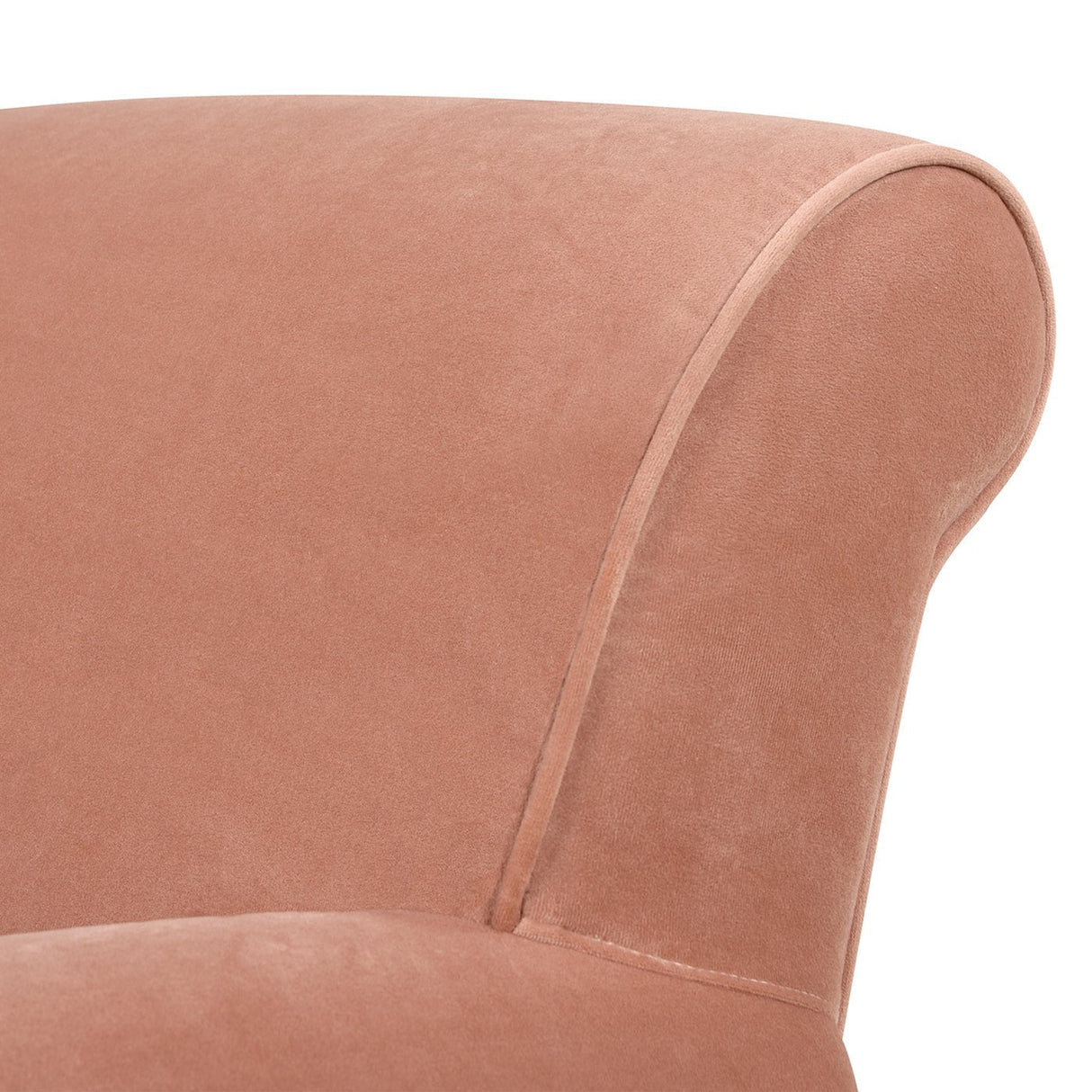 Cobaltex Upholstered Arm Chair with Metal Casters and Rolled Arms - Accent Chairs