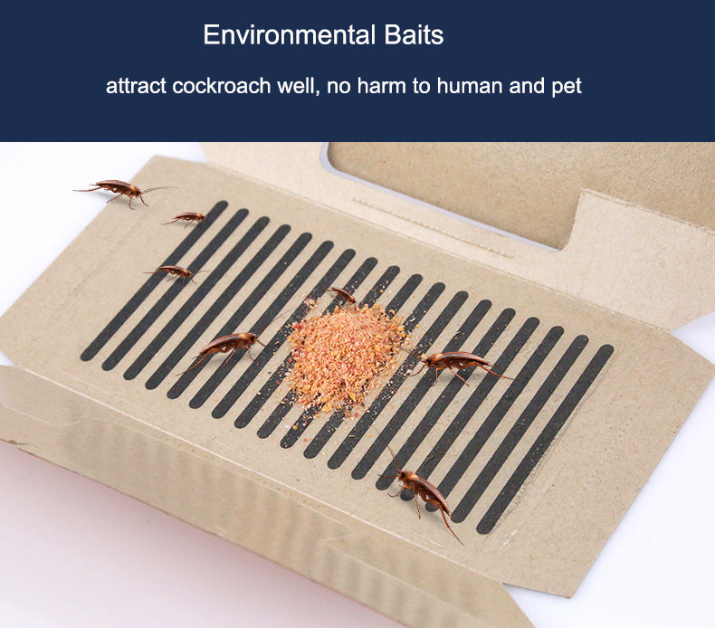 Cockroach Glue Trap House 10pcs – Strong Bait Boards