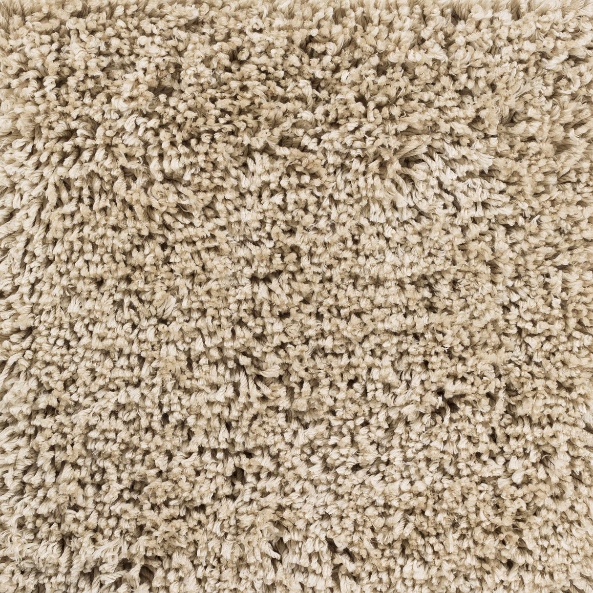 Tingly 2x3 Hand Woven Solid Cream Shag Rug - Clearance