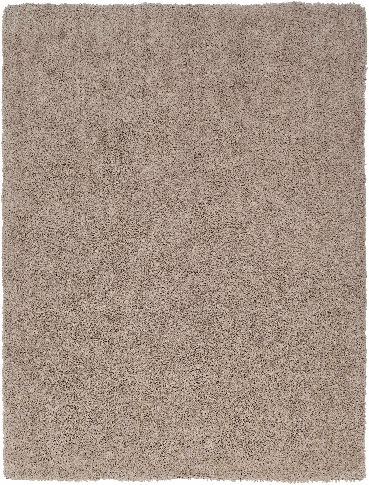 Tingly 2x3 Hand Woven Solid Cream Shag Rug - Clearance