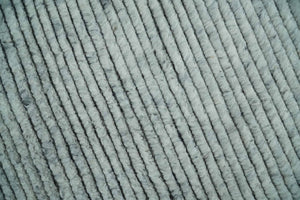 Contemporary look Gray Hand knotted loop Cut 8x10 wool Area Rug
