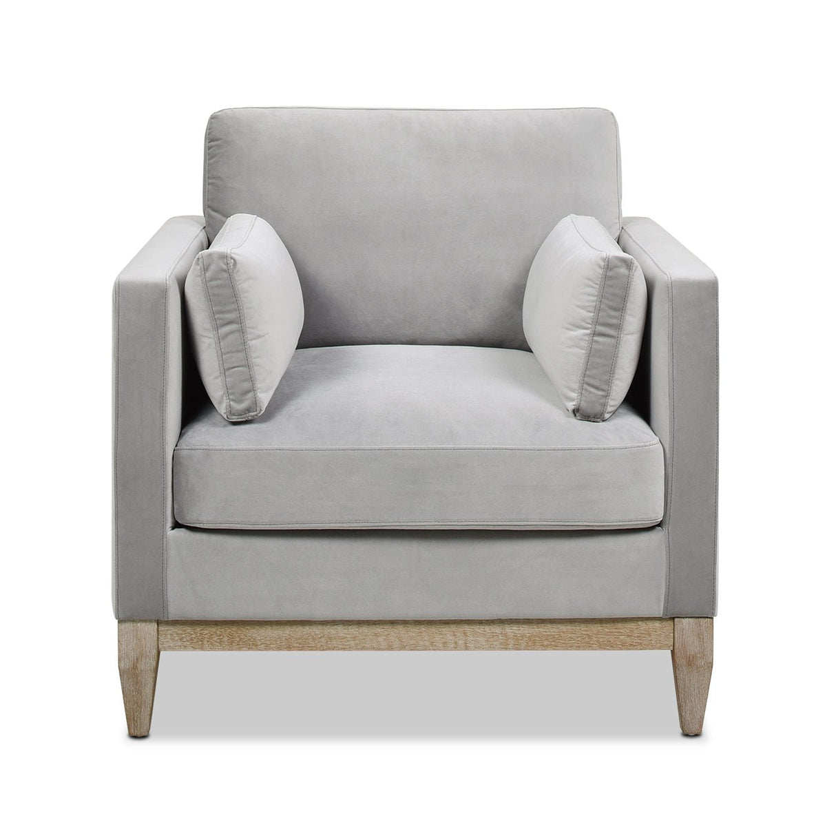 Contour Velvet Upholstered Accent Chair with Removable and Reversible Back - Accent Chairs