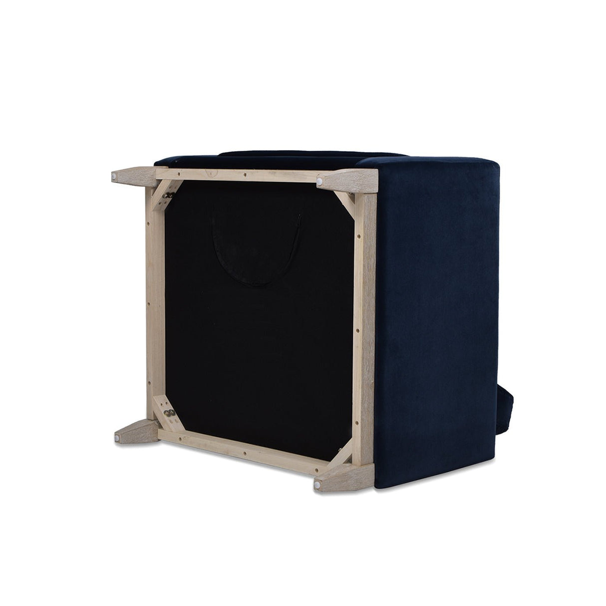 Contour Velvet Upholstered Accent Chair with Removable and Reversible Back - Accent Chairs