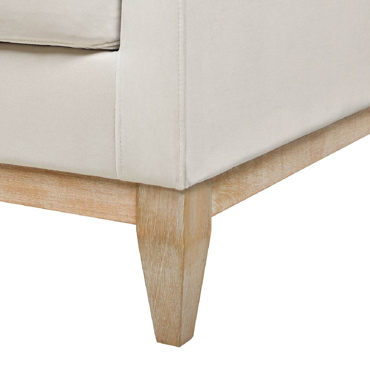 Contour Velvet Upholstered Accent Chair with Removable and Reversible Back - Accent Chairs