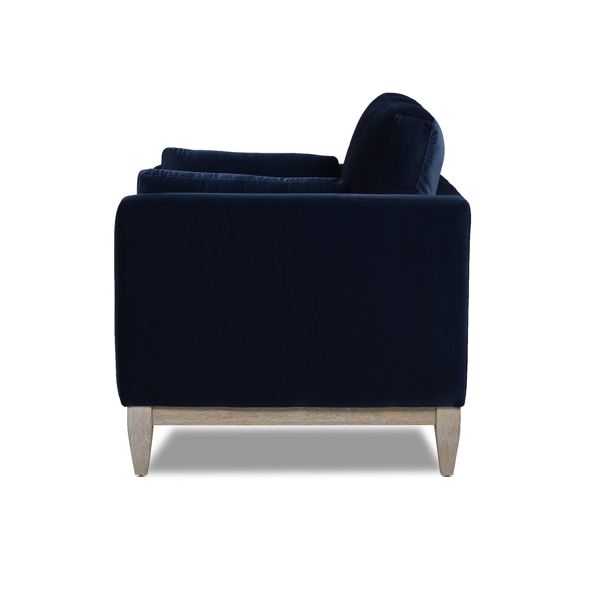 Contour Velvet Upholstered Accent Chair with Removable and Reversible Back - Accent Chairs