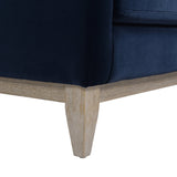 Contour Velvet Upholstered Accent Chair with Removable and Reversible Back - Accent Chairs