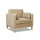 Contour Velvet Upholstered Accent Chair with Removable and Reversible Back - Accent Chairs