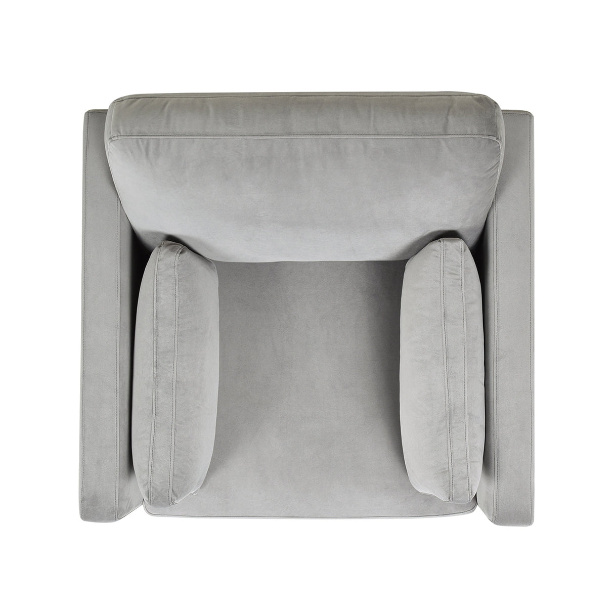Contour Velvet Upholstered Accent Chair with Removable and Reversible Back - Accent Chairs