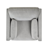 Contour Velvet Upholstered Accent Chair with Removable and Reversible Back - Accent Chairs