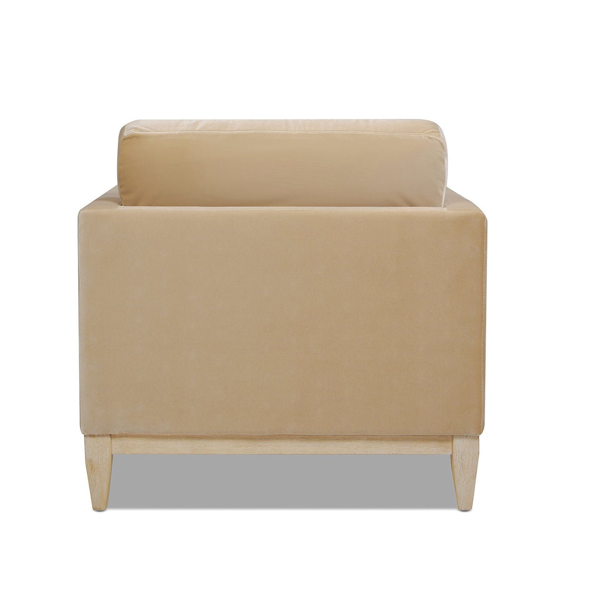Contour Velvet Upholstered Accent Chair with Removable and Reversible Back - Accent Chairs