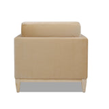 Contour Velvet Upholstered Accent Chair with Removable and Reversible Back - Accent Chairs