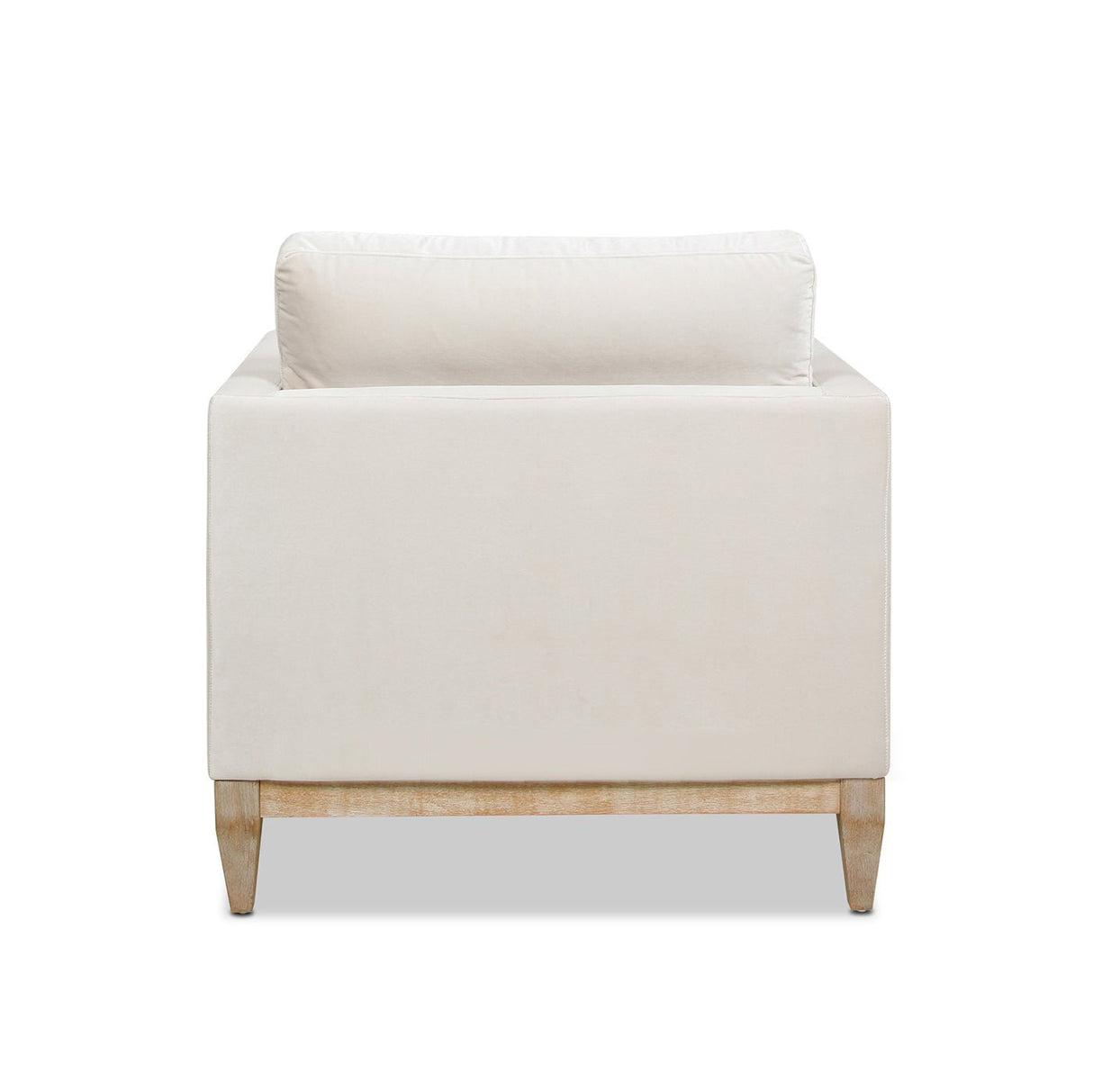 Contour Velvet Upholstered Accent Chair with Removable and Reversible Back - Accent Chairs