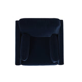 Contour Velvet Upholstered Accent Chair with Removable and Reversible Back - Accent Chairs