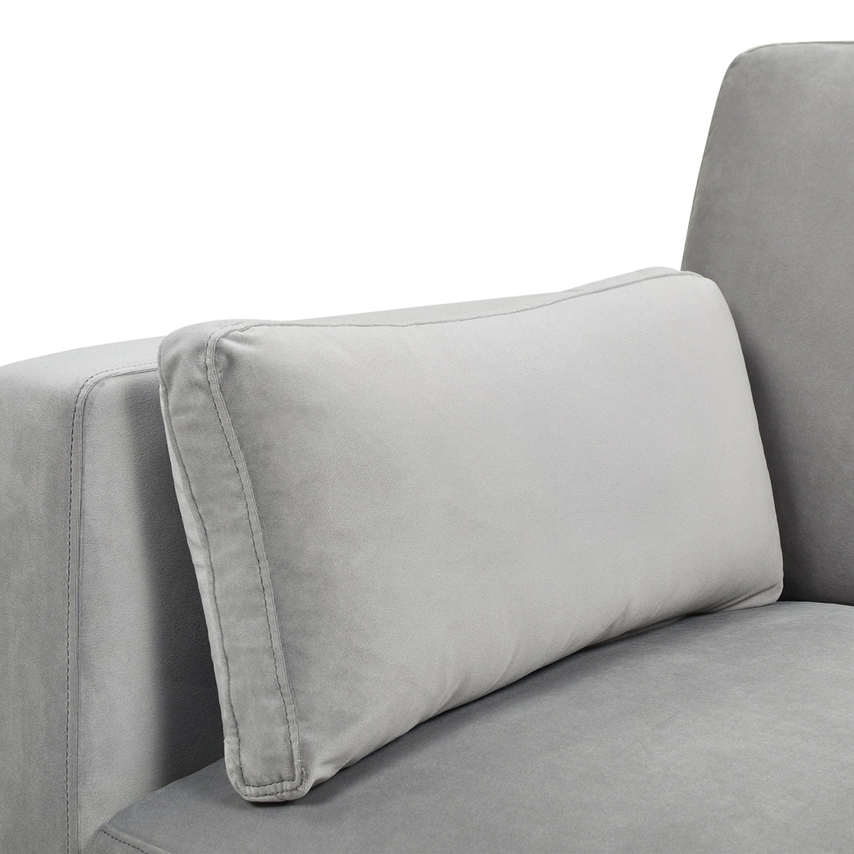 Contour Velvet Upholstered Accent Chair with Removable and Reversible Back - Accent Chairs