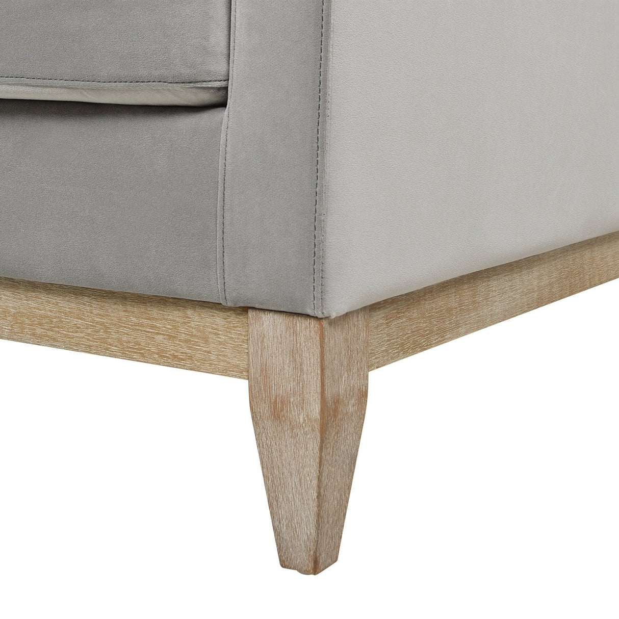 Contour Velvet Upholstered Accent Chair with Removable and Reversible Back - Accent Chairs