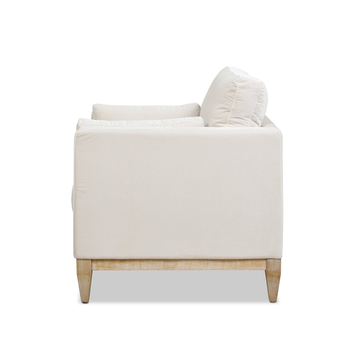 Contour Velvet Upholstered Accent Chair with Removable and Reversible Back - Accent Chairs