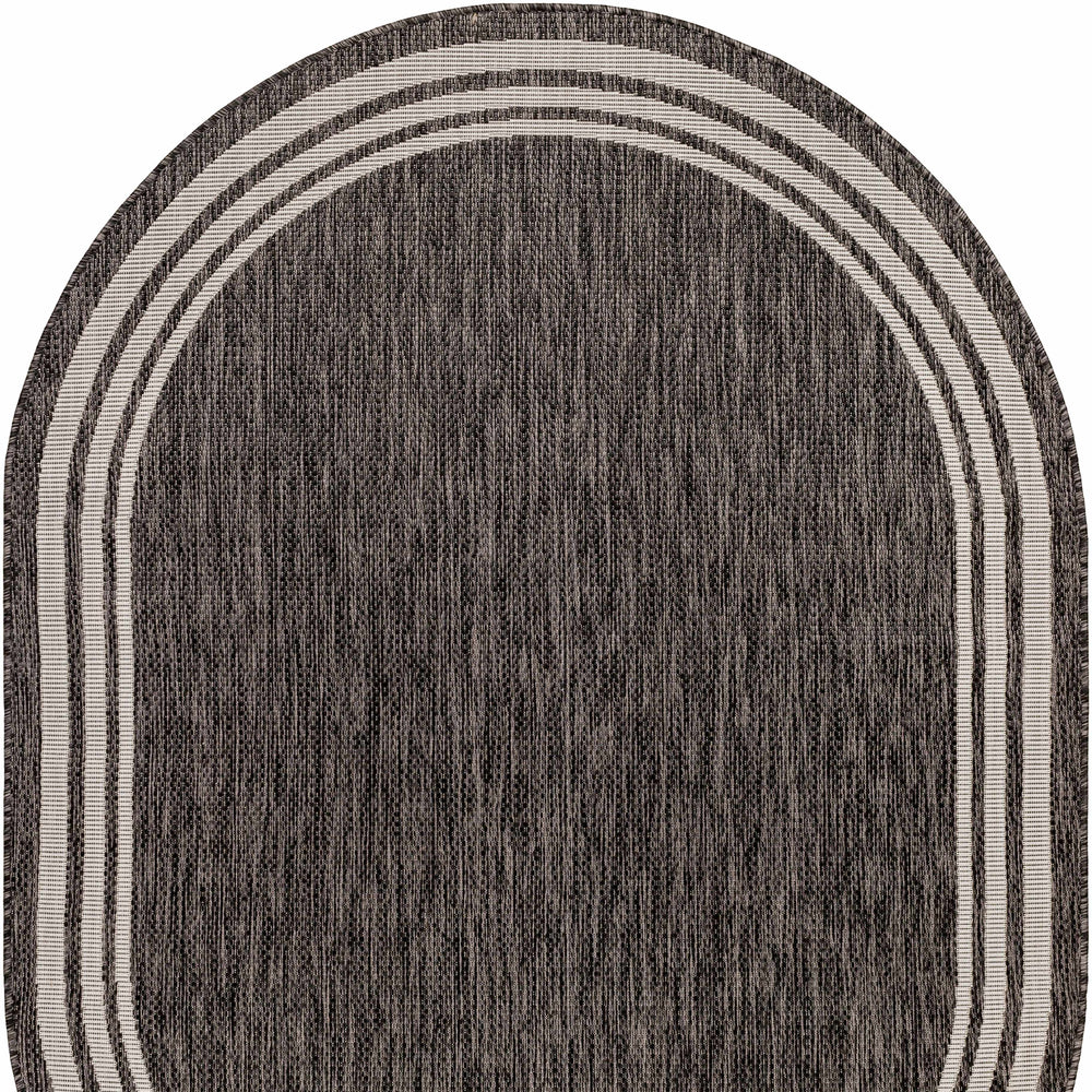 Coonamble Bordered Antrasit Rug