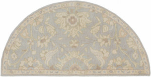 Copen Beige Floral Wool Rug