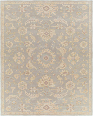 Copen Beige Floral Wool Rug
