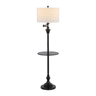 Cora metal/glass led side table and floor lamp - Tuesday Morning - Floor Lamps