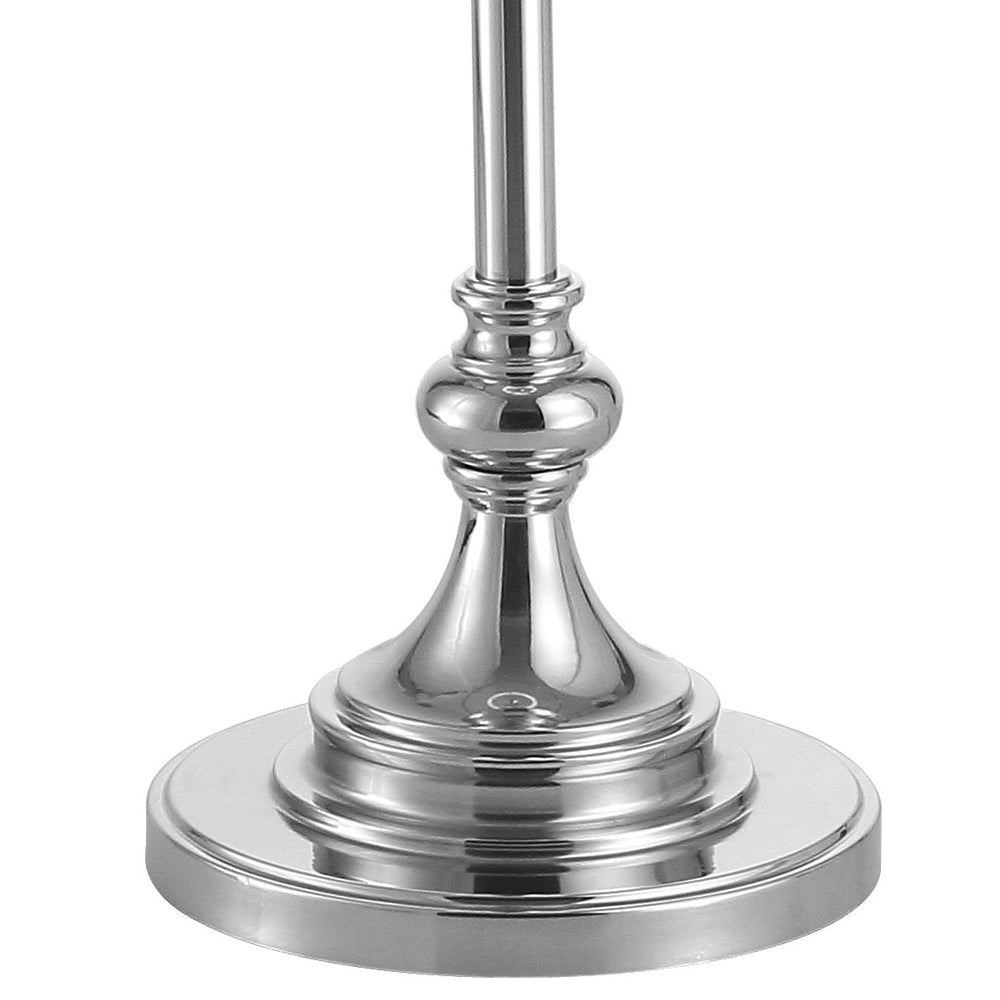 Cora metal/glass led side table and floor lamp - Tuesday Morning - Floor Lamps
