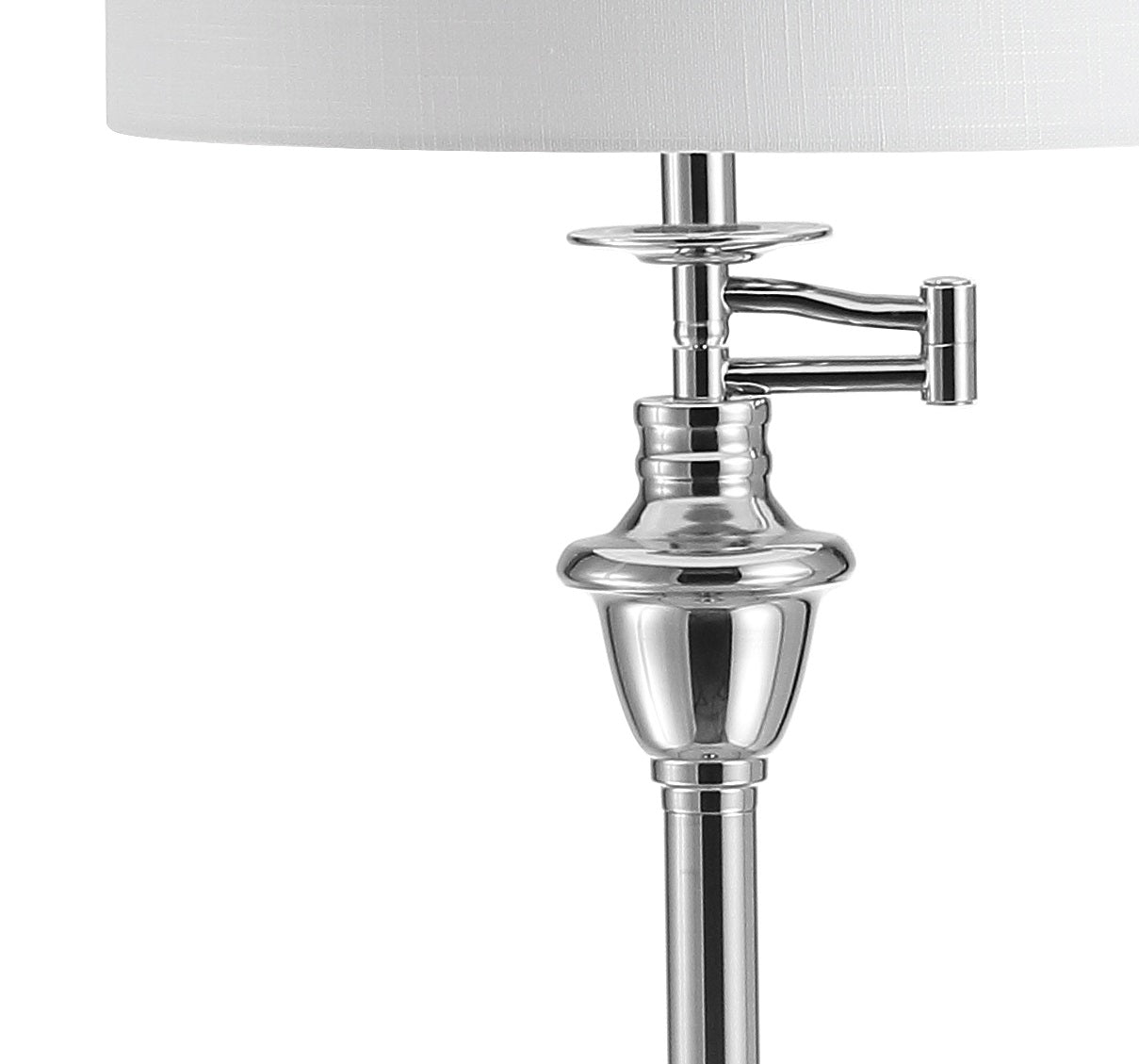 Cora metal/glass led side table and floor lamp - Tuesday Morning - Floor Lamps