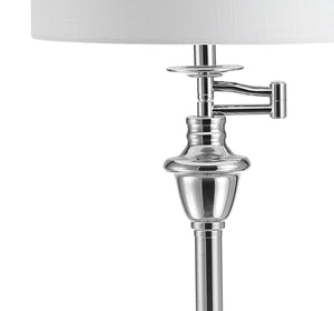 Cora metal/glass led side table and floor lamp - Tuesday Morning - Floor Lamps