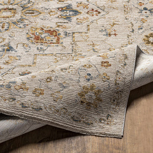 Coromandel Oushak Area Rug Medium Pile 100% Polyester Traditional Rug