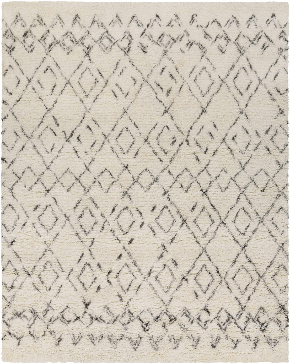 Cotgrave 2x3 Cream Trellis Small Wool Rug - Clearance