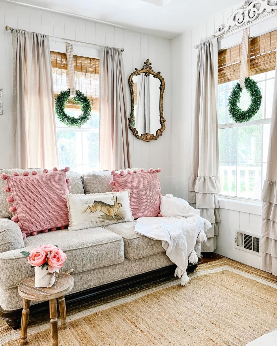 Allison Ruffle Curtain Set