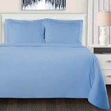 Cotton Flannel Solid Duvet Cover Set with Button Closure - Duvet Cover Set by Superior Brand