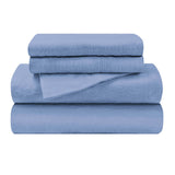 Cotton Flannel Trellis Traditional Solid Deep Pocket Bed Sheet Set - Sheet Set by Superior Brand