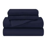 Cotton Flannel Trellis Traditional Solid Deep Pocket Bed Sheet Set - Sheet Set by Superior Brand