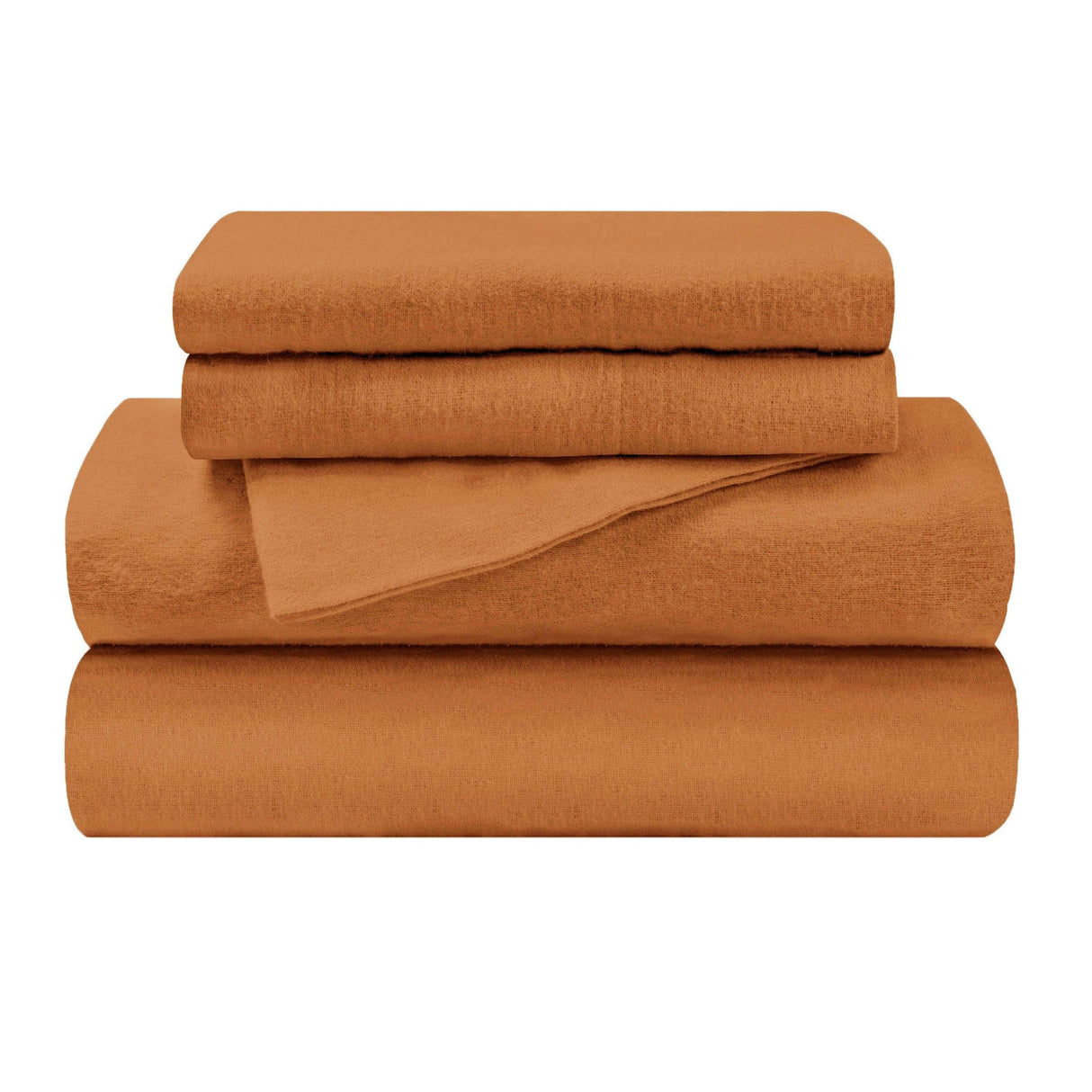 Cotton Flannel Trellis Traditional Solid Deep Pocket Bed Sheet Set - Sheet Set by Superior Brand