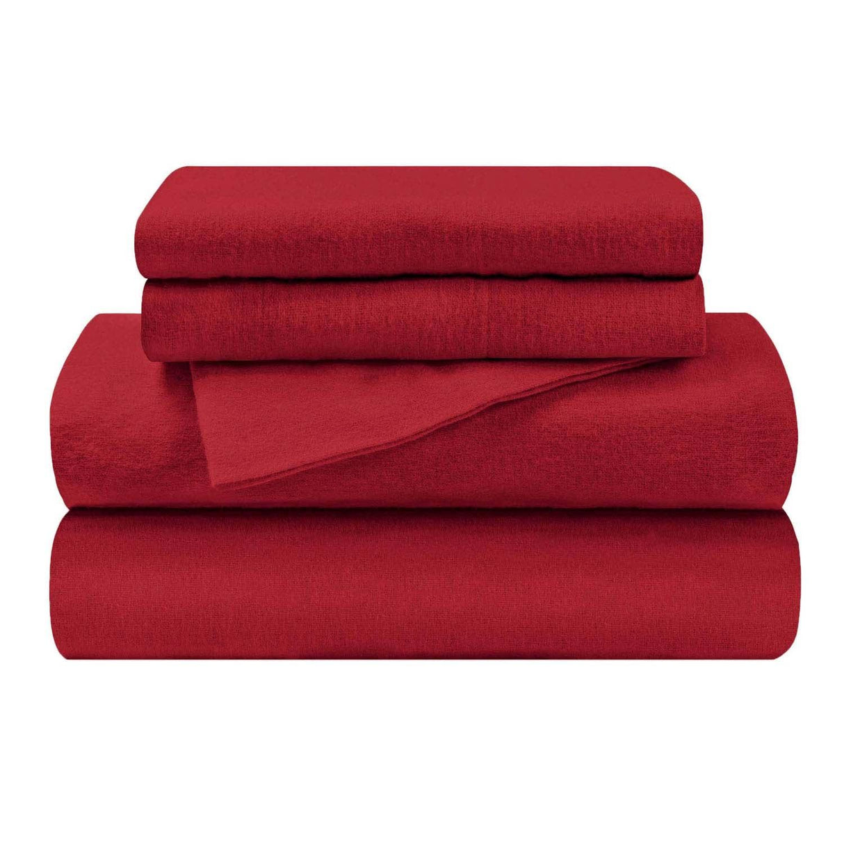 Cotton Flannel Trellis Traditional Solid Deep Pocket Bed Sheet Set - Sheet Set by Superior Brand