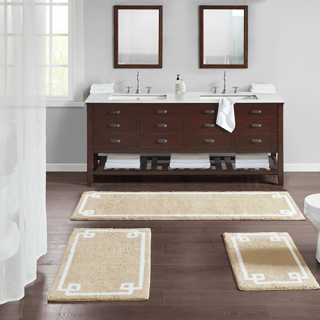 Cotton tufted luxury bath rug - Tuesday Morning - Bathroom Rugs