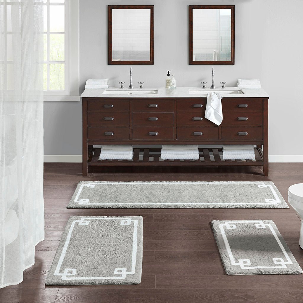 Cotton tufted luxury bath rug - Tuesday Morning - Bathroom Rugs