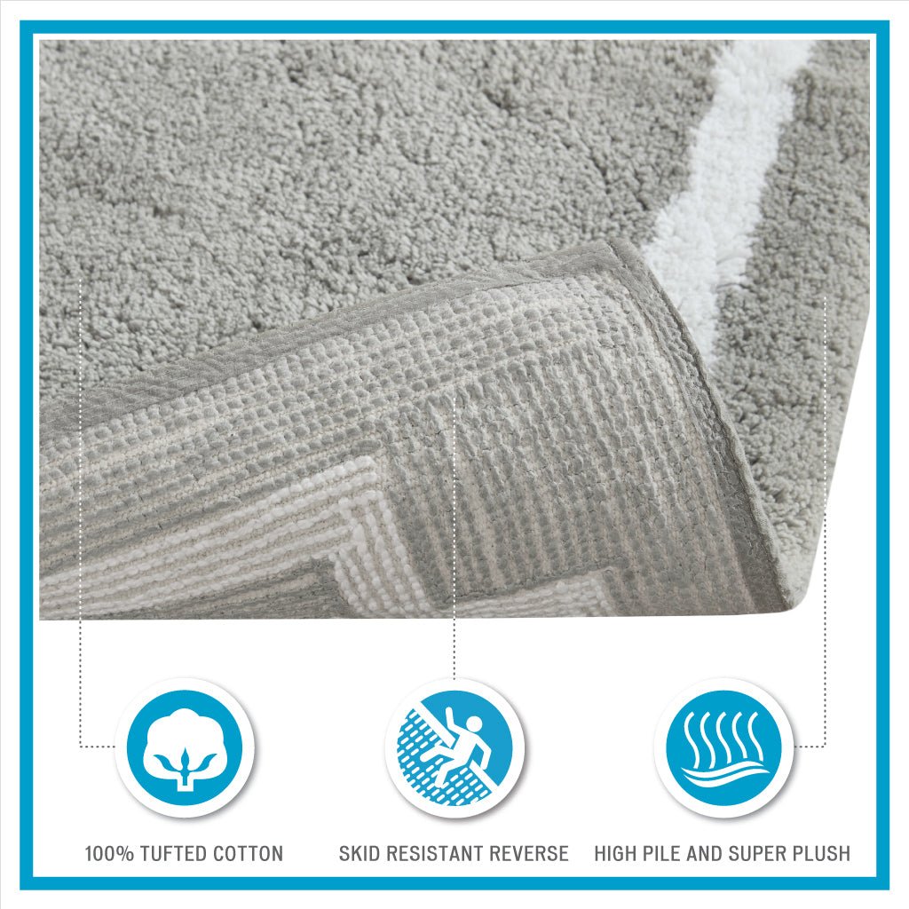 Cotton tufted luxury bath rug - Tuesday Morning - Bathroom Rugs