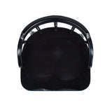 Counter Stool with Spindle Low-Back and Footrest