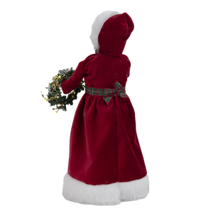 Red Velvet Mrs. Claus - 13 Inch