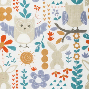 Leika Cotton Security Blankets – Owl & Bunny – 16×16″