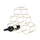 Belmont-geo-6-bottle-counter-top-wine-rack-in-gold-viski®-Wine-Bottle-Holders