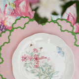 CRESSIDA LIGHT PINK ROUND FABRIC PLACEMAT