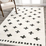 Cristo Berber Geometric Shag Area Rug - Tuesday Morning - Area Rugs