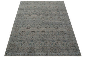 Crown Custom Made Traditional Design Pink Hand Knotted Wool Rug