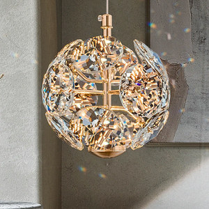 Modern K9 Crystal Bedside Wall Lamp Luxury Small Chandelier Ceiling Light Decor